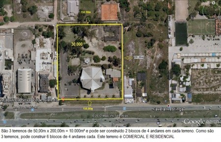 Barra Tijuca Área 30.000 M² Catedral Nova Vida